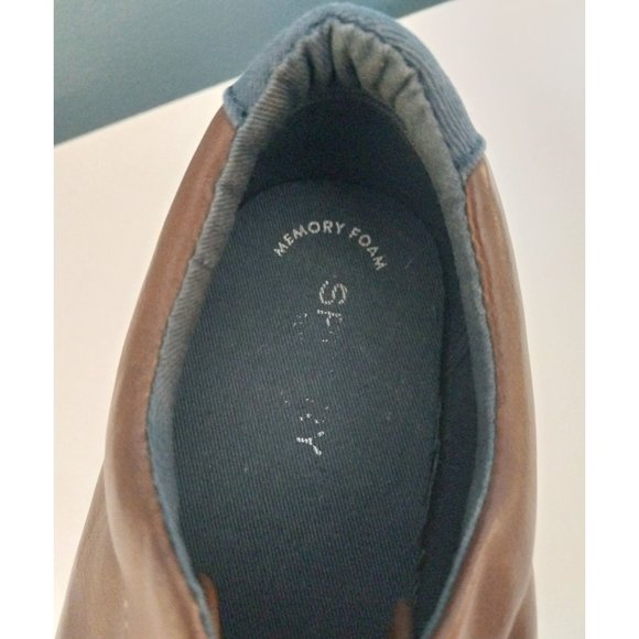Sperry Boys Memory Foam Lace Up Brown Tuck ltt Leather Casual Sneaker Sz 5M - Picture 11 of 14
